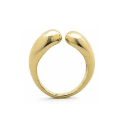 Anillo acabado en oro amarillo de 18k - Bubty