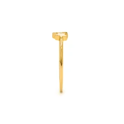 Anillo acabado en oro amarillo 18K - Onsah