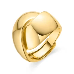 Anillo acabado en oro amarillo 18K - Idril