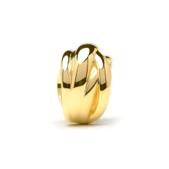 Anillo acabado en oro amarillo de 18k - Jadra