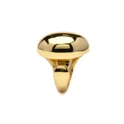 Anillo acabado en oro amarillo de 18k - Lussor