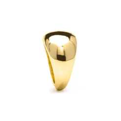 Anillo acabado en oro amarillo de 18k - Nura