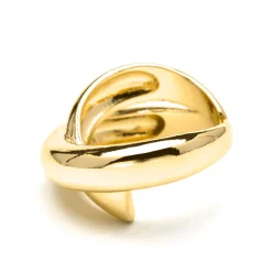 Anillo acabado en oro amarillo de 18k - Nacui
