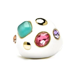 Anillo acabado en oro amarillo 18K - Yever