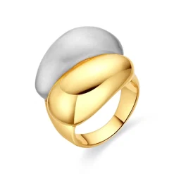 Anillo acabado en oro amarillo de 18k - Oga