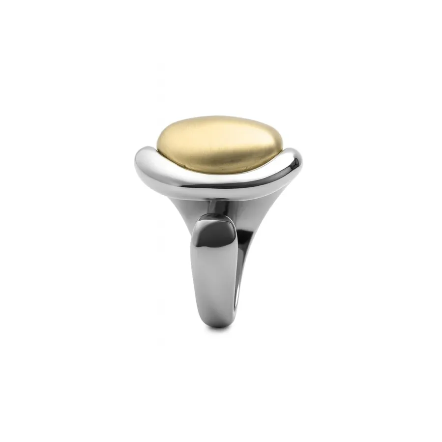 Anillo acabado en oro amarillo de 18k - Ocheck