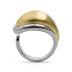 Anillo acabado en oro amarillo de 18k - Ocheck