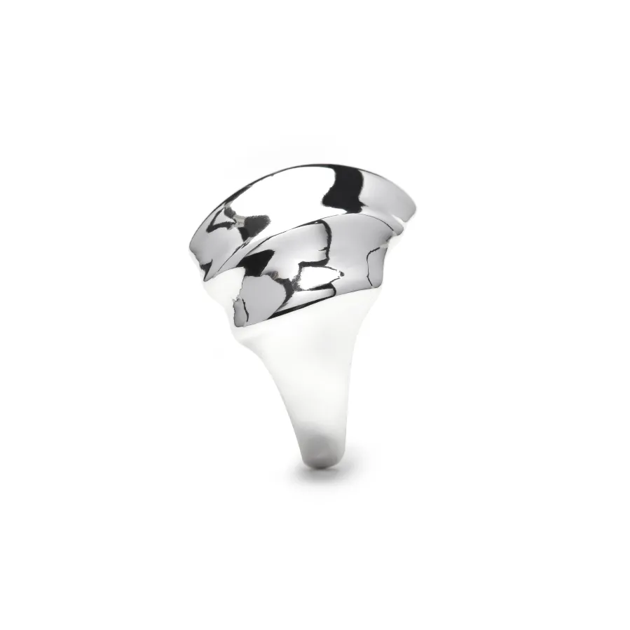Anillo acabado en rodio - Dinu