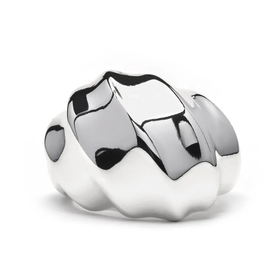 Anillo acabado en rodio - Dinu