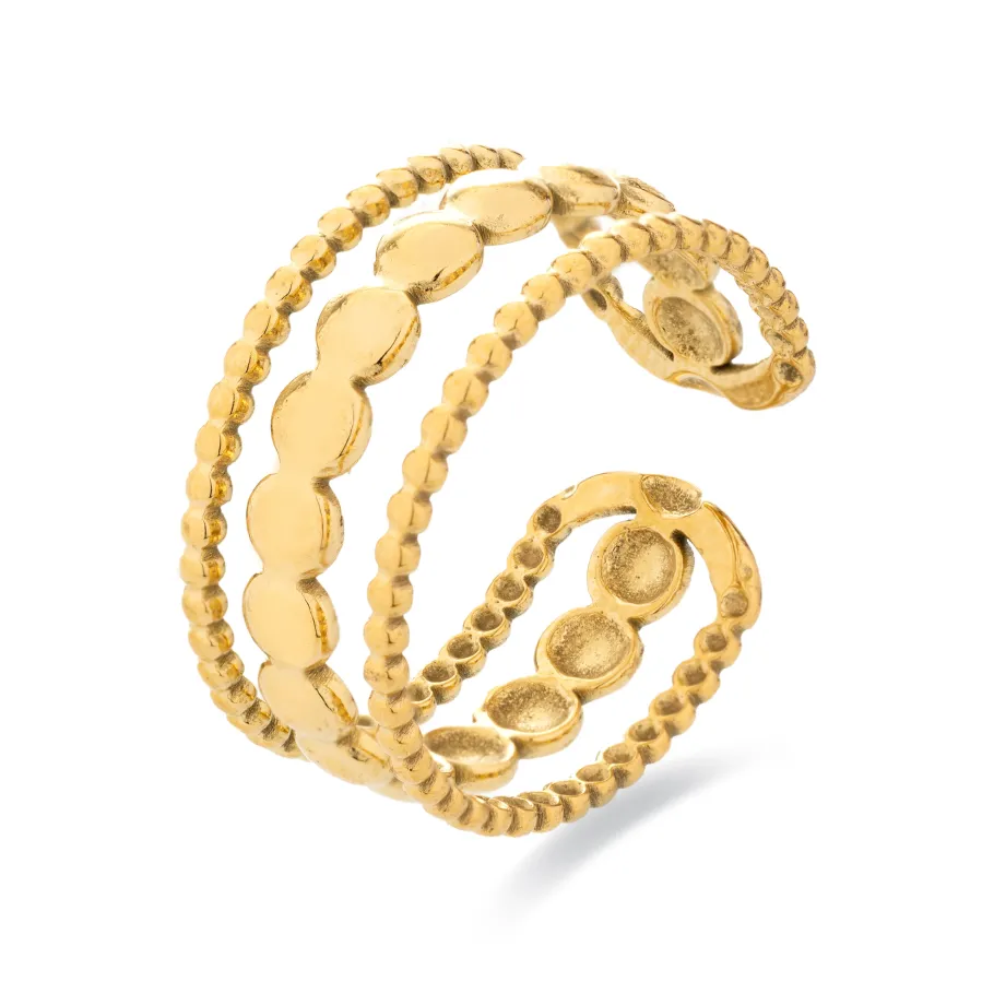 Anillo acabado en rodio - Faini