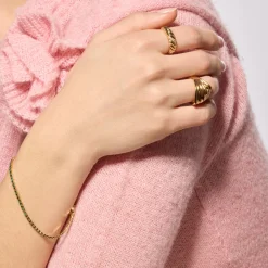Anillo acabado oro amarillo de 18k - Rorrie