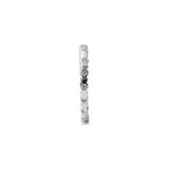 Anillo de Circonita Brillante Acabado En Plata - Navi