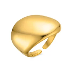 Anillo de Plata de Ley 925 acabado oro amarillo de 18k - Suo
