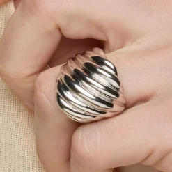 Anillo de Plata de Ley 925 acabado rodio - Goazar