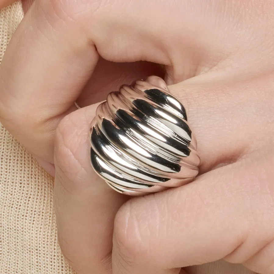 Anillo de Plata de Ley 925 acabado rodio - Goazar