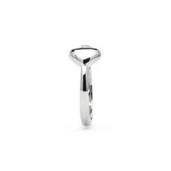 Anillo de Plata de Ley 925 y Circonita Brillante acabado rodio - Pesha