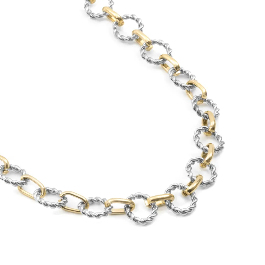 Collar acabado en oro amarillo de 18k - Liona