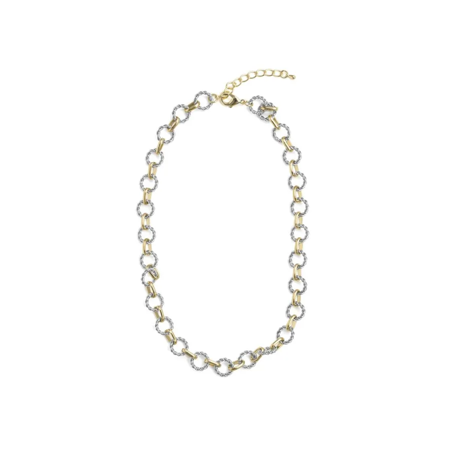 Collar acabado en oro amarillo de 18k - Liona