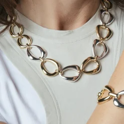 Collar acabado en oro amarillo de 18k - Hous