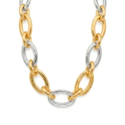 Collar acabado en oro amarillo de 18k - Adelky