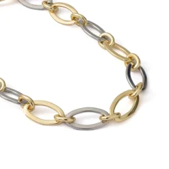 Collar acabado en oro amarillo de 18k - Adelky