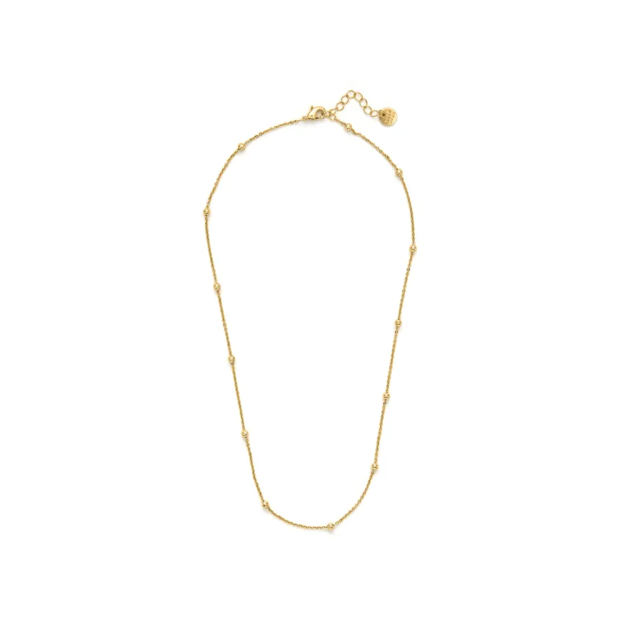Collar acabado en oro amarillo 18K - Liydat