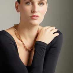 Collar acabado en oro amarillo 18K - Midyu