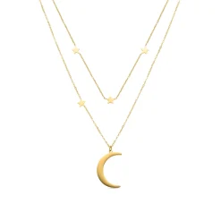 Collar acabado en oro amarillo 18K - Monil