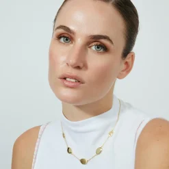 Collar acabado en oro amarillo de 18k - Biona