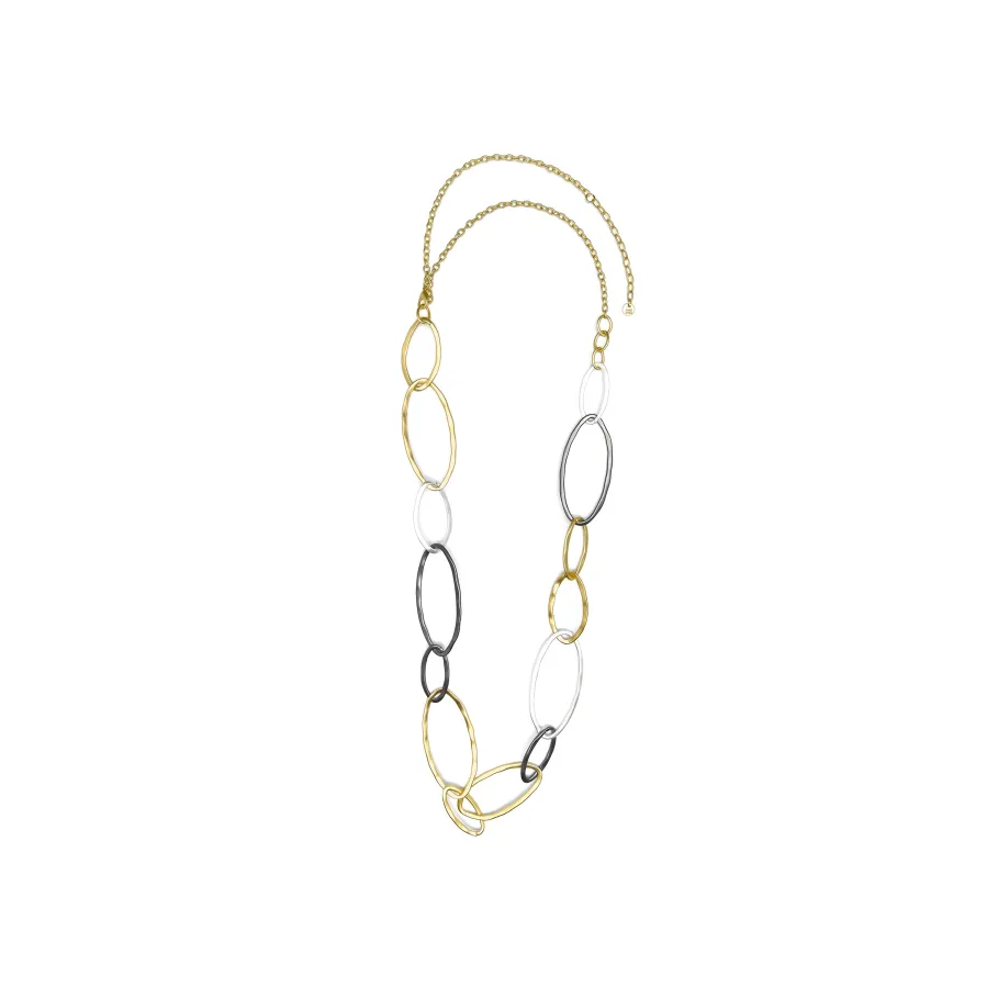 Collar acabado oro amarillo de 18k - Lingi