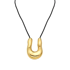 Collar acabado oro amarillo de 18k - Yilao