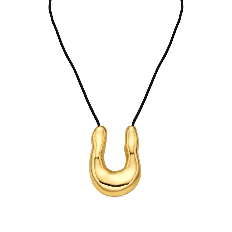 Collar acabado oro amarillo de 18k - Yilao