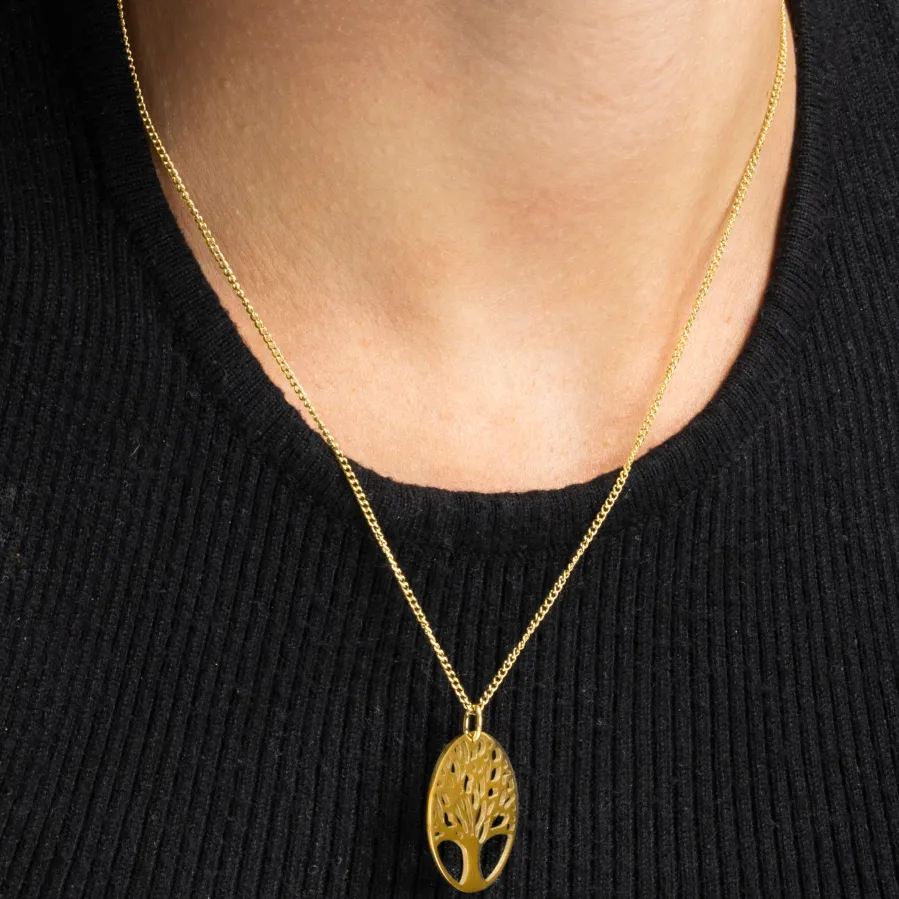 Collar acabado oro 18k - Konssa