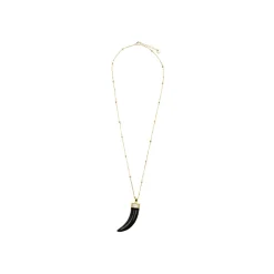 Collar acabado plata y Lacado Negro - Arhew