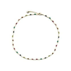 Collar con Madreperla Blanca acabado oro 18k - Xolau