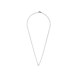 Collar de 50 cm acabado en rodio - Zalo