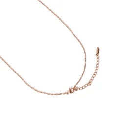 Collar de Circonita Amatista acabado en oro rosa de 18k - Dawon