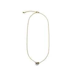 Collar de Circonita Brillante acabado en oro amarillo de 18k - Lepua