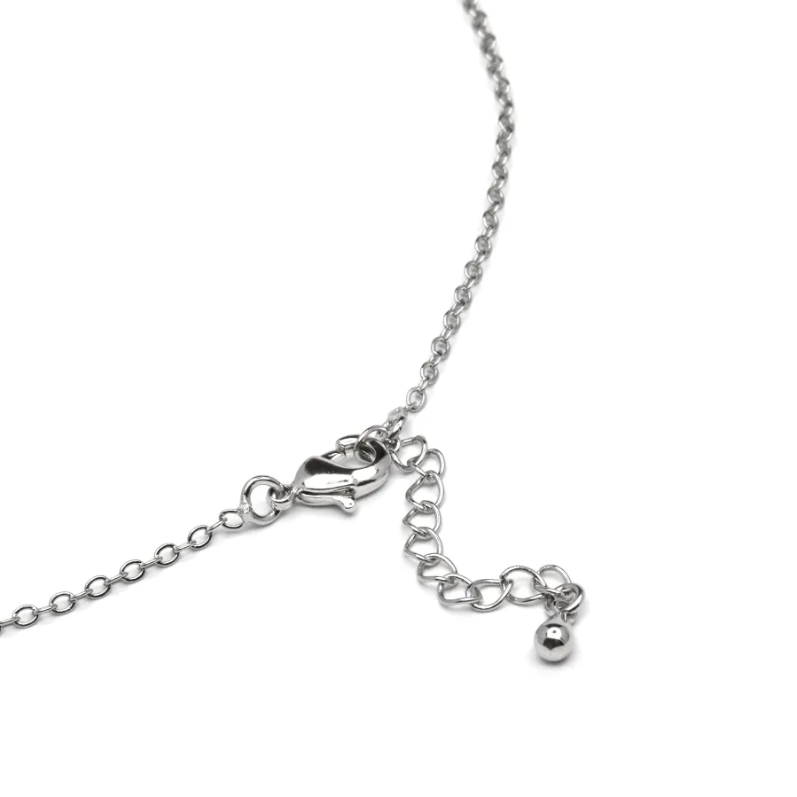 Collar de Circonita Brillante acabado en rodio - Alphabet