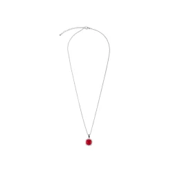 Collar de Circonita Rubí acabado en rodio - Kada