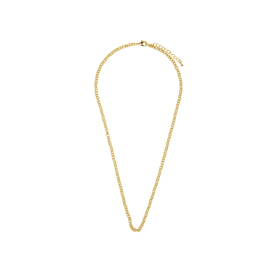 Collar de 50cm acabado en Oro Amarillo de 18k - Lakbra