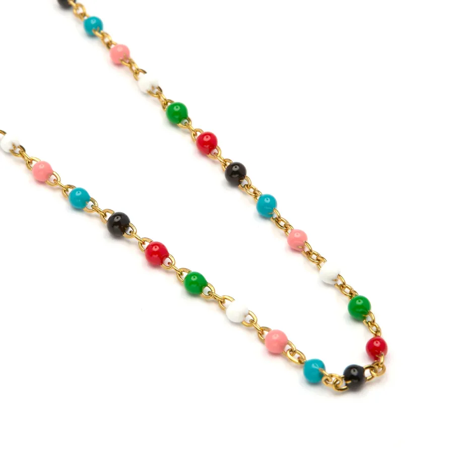 Collar de 45cm acabado en Oro Amarillo de 18k - Ahaki