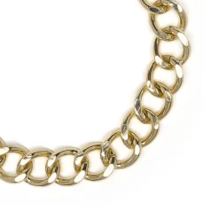 Collar de 45cm acabado en Oro Amarillo de 18k - Moba