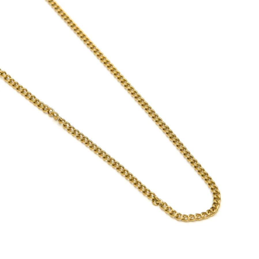Collar de 45cm acabado en Oro Amarillo de 18k - Sayas