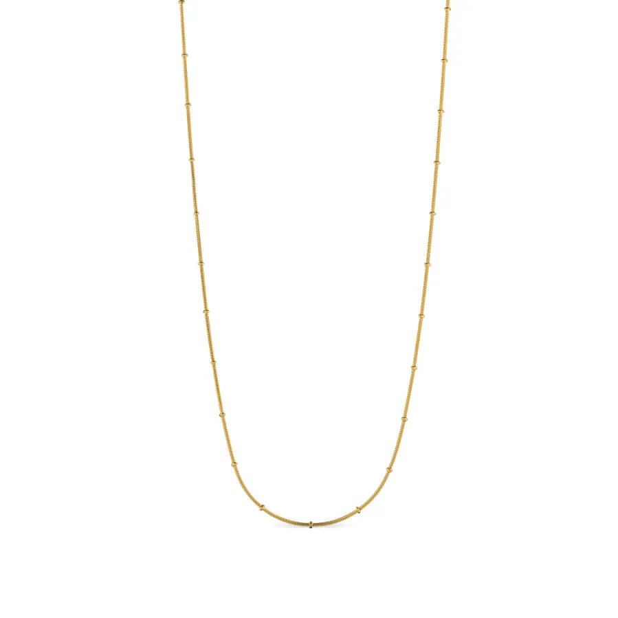 Collar de 45cm acabado en Oro Amarillo de 18K - Thapai