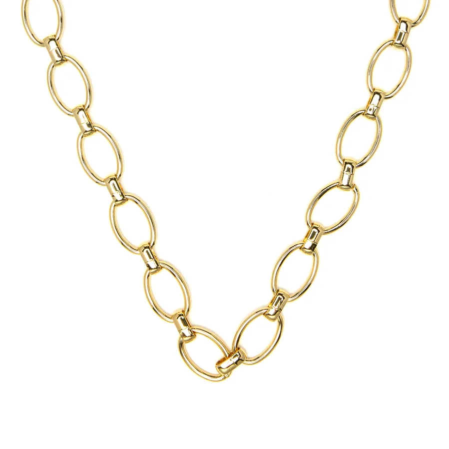 Collar de 42cm acabado en Oro Amarillo de 18k - Ciati