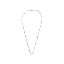 Collar de 50cm acabado en rodio - Lakbra