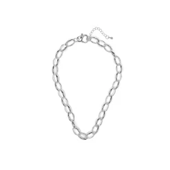 Collar de 42cm acabado en rodio - Hande
