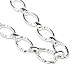 Collar de 42cm acabado en rodio - Ciati