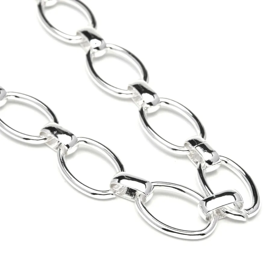 Collar de 42cm acabado en rodio - Ciati